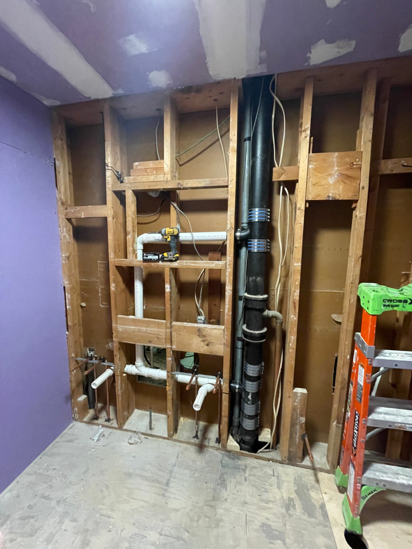 Updated plumbing installation for a bathroom remodel in Lowell, MA by Top Shelf Plumbing & Heating